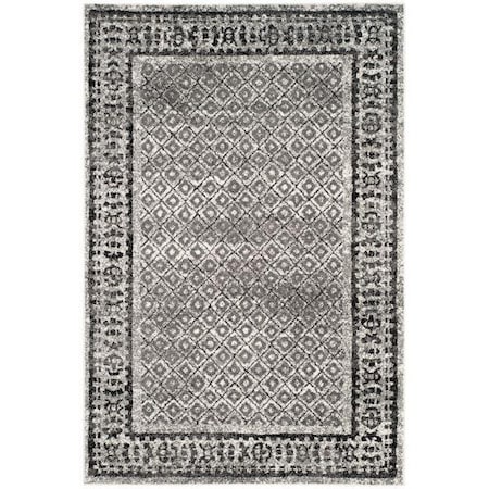 Safavieh Adirondack Power Loomed Round Rugs, Ivory and Silver - 6 x 6 ft. ADR110B-6R